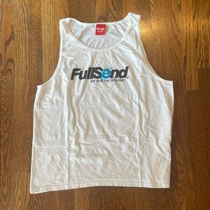 FULL SEND tank top.